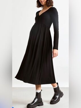 Hatch The Softest Rib Nursing Dress